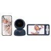 Beeldbabyfoon met app - Zen premium video babyfoon night blue